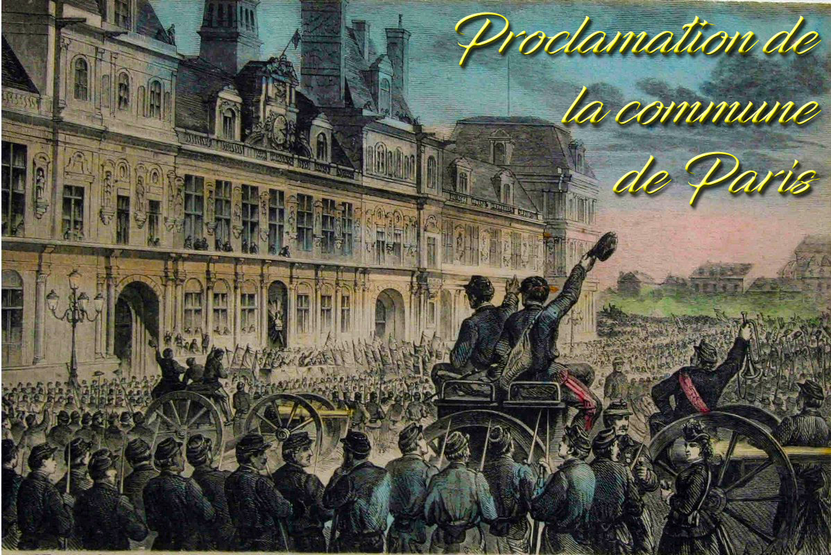 Proclamation de la commune de Paris